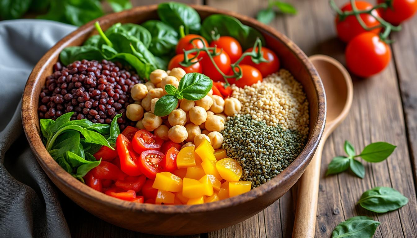 découvre 10 aliments végétaux riches en protéines pour diversifier tes repas tout en restant sain et équilibré.