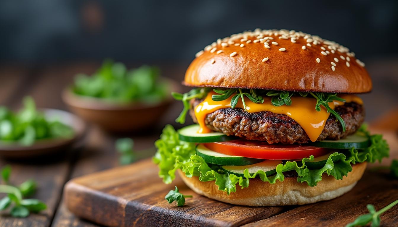 découvrez comment préparer un burger vegan protéiné savoureux et nutritif grâce à nos astuces de chef. recettes simples et conseils pour un repas healthy et gourmand.