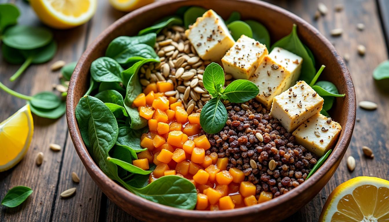 découvrez l'importance du fer et des protéines pour les vegans, et comment combiner ces éléments essentiels pour une alimentation équilibrée et saine.