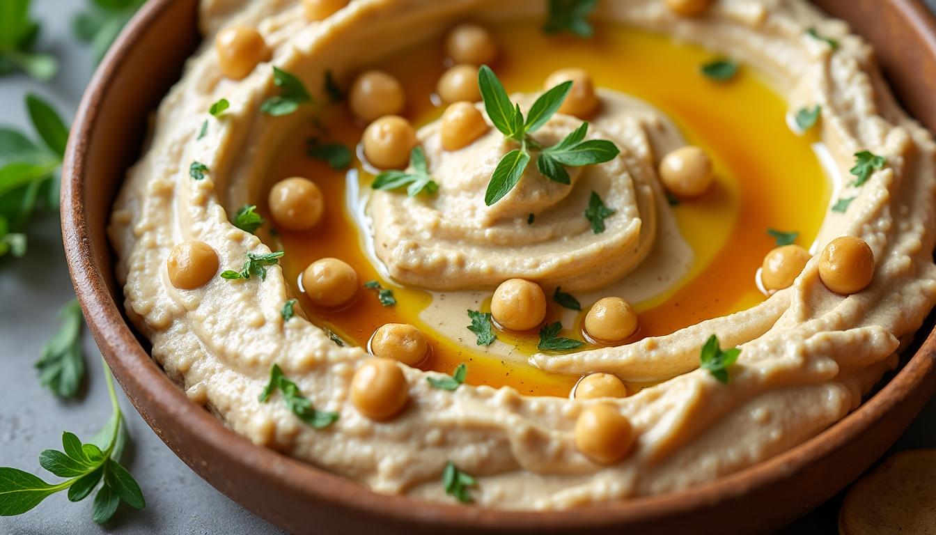 découvrez notre recette de houmous riche en protéines, boostée au pois chiche pour allier saveur et énergie dans une préparation saine et gourmande.