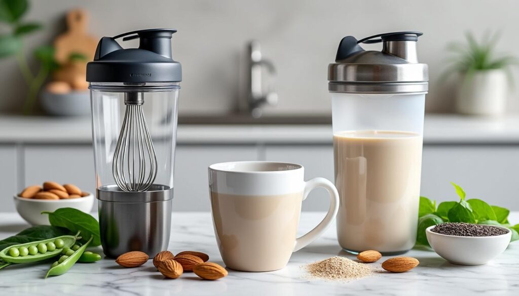 découvrez quel shaker choisir pour votre protéine vegan et nos astuces pour éviter les grumeaux, pour une préparation lisse et savoureuse à chaque fois.