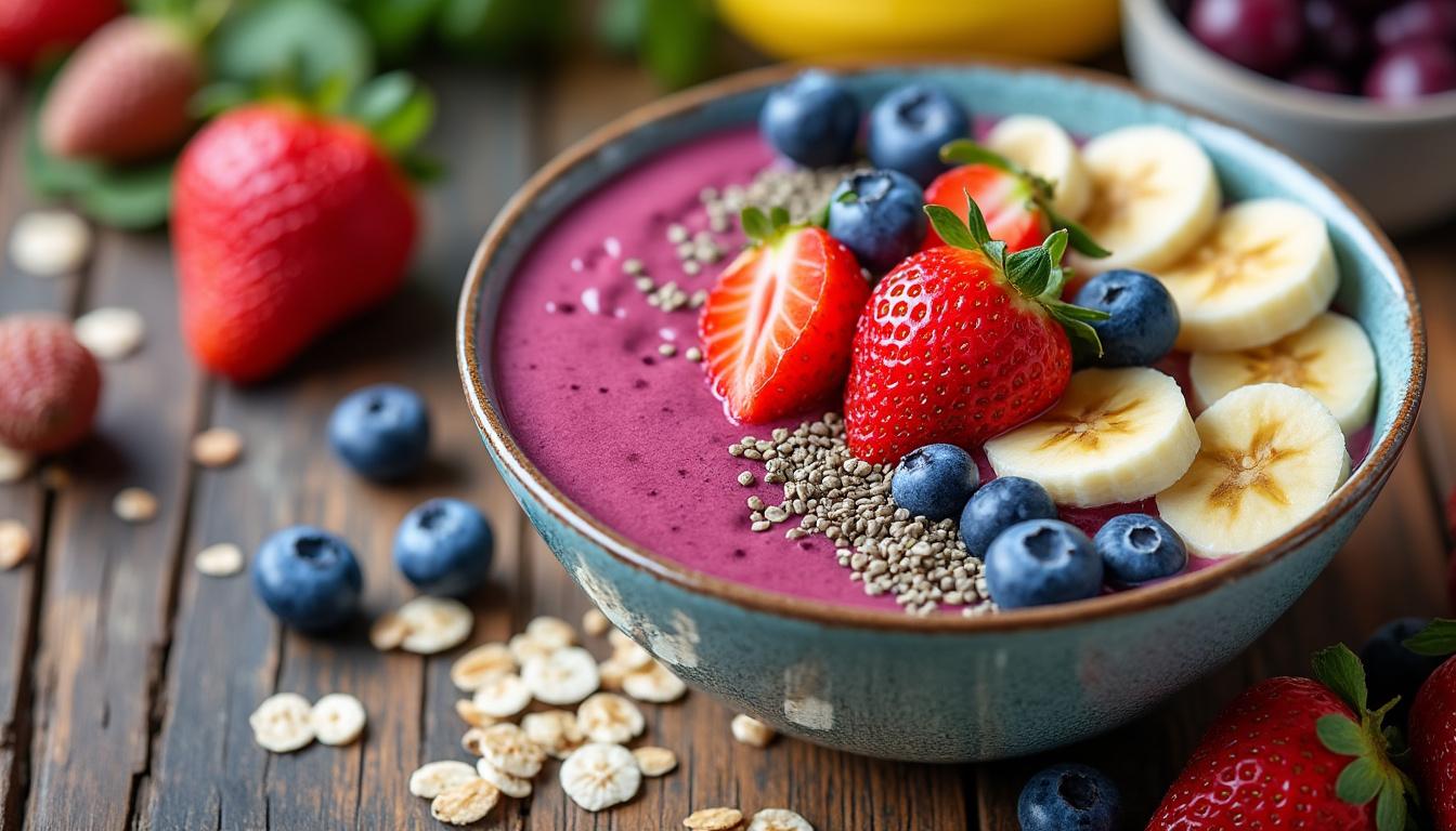 découvrez nos recettes naturelles de smoothies protéinés vegan sans poudre, faciles à préparer et idéales pour une alimentation saine et énergisante.