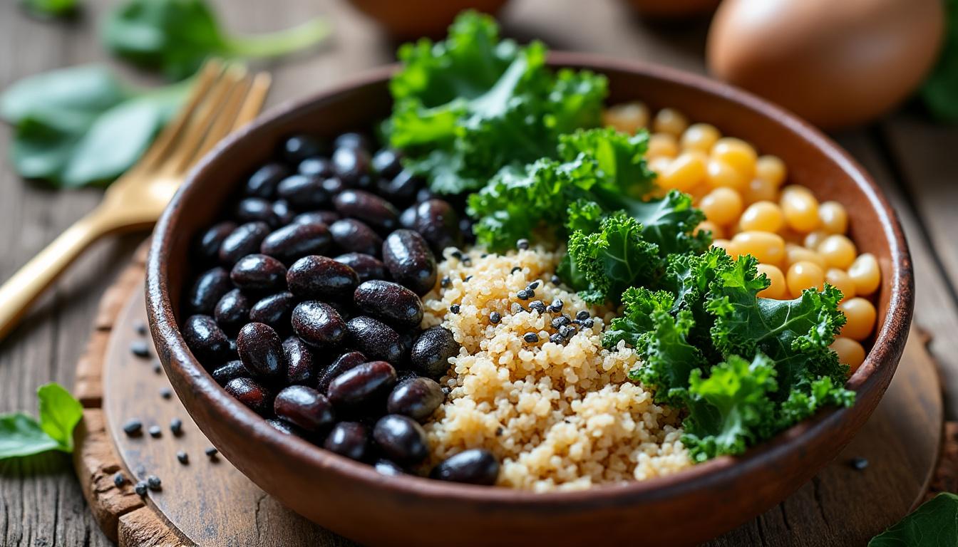 découvrez comment l'association des protéines et des fibres favorise une digestion optimale chez les vegans pour une santé intestinale renforcée.