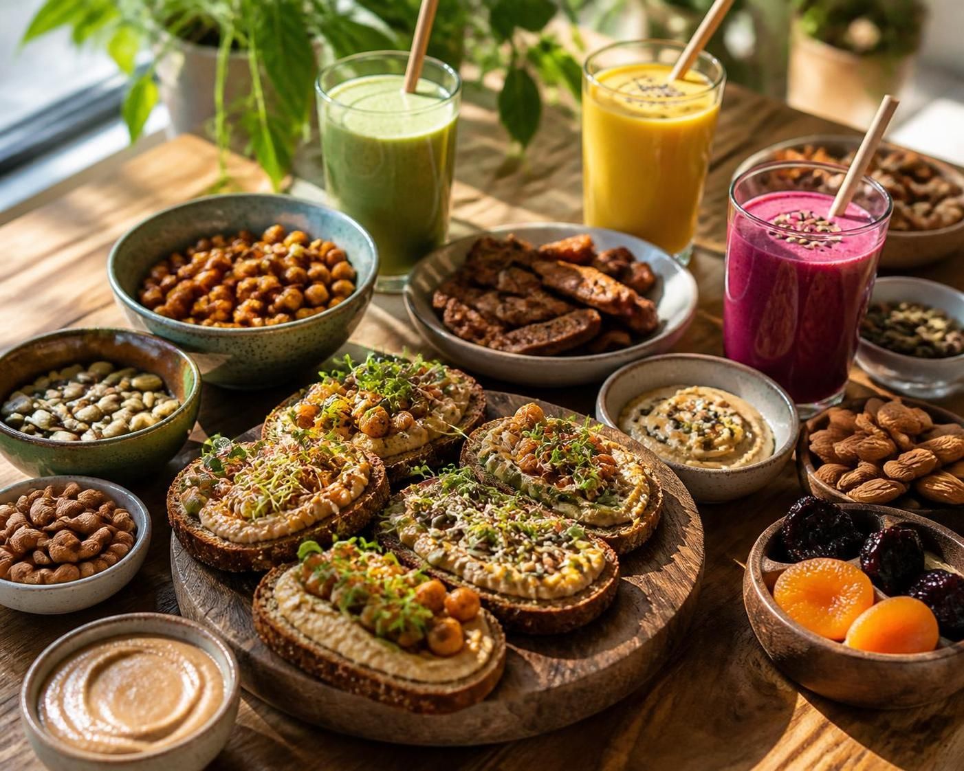 découvrez des collations vegan riches en protéines, idéales pour une alimentation saine et énergisante à base d'ingrédients naturels.