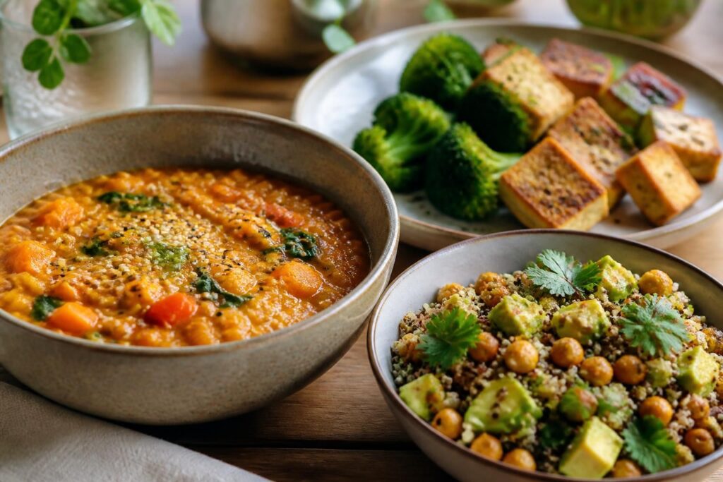 découvrez des idées de dîners vegan riches en protéines pour allier saveur et nutrition. des recettes faciles et équilibrées pour tous les jours.