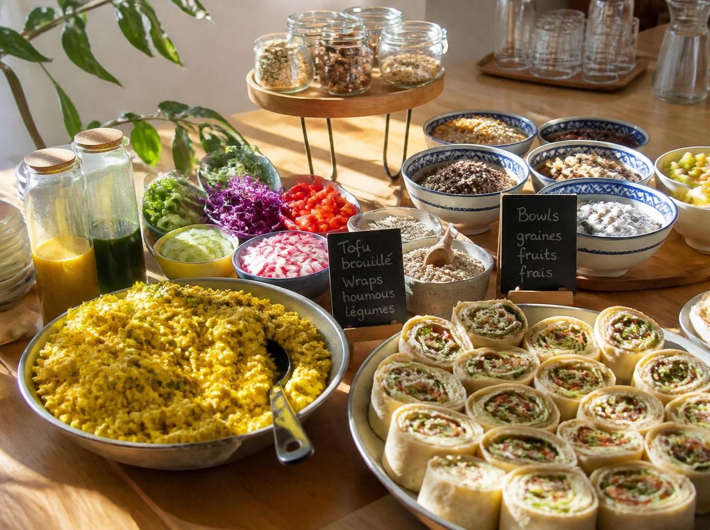 découvrez des recettes de petits-déjeuners vegan protéinés salés pour bien commencer la journée avec énergie et saveur.