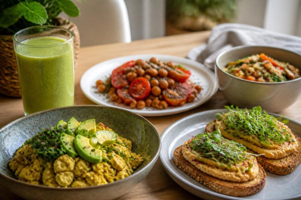 découvrez nos recettes de petits-déjeuners vegan protéinés salés, parfaits pour bien commencer la journée avec énergie et saveurs.
