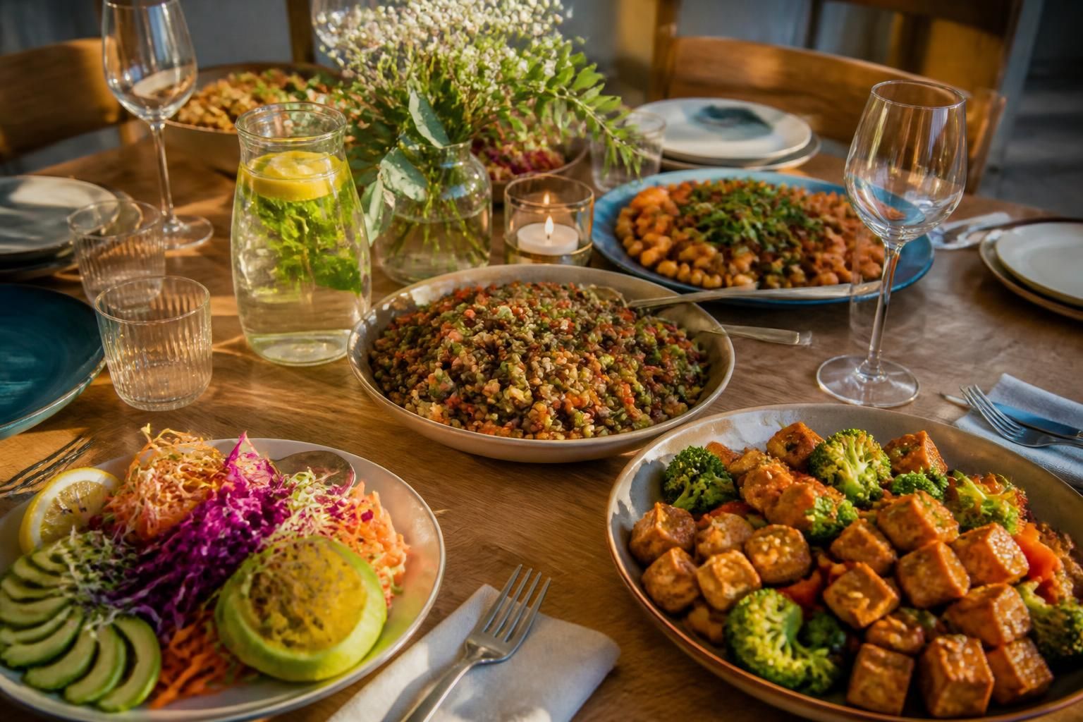 Dîners vegan protéinés et légers 2 découvrez des recettes de dîners vegan riches en protéines et légers, parfaits pour une alimentation équilibrée et savoureuse.