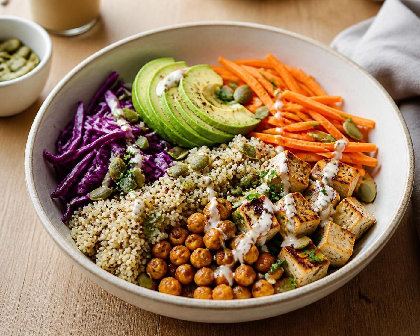Plats vegan protéinés complets 2 découvrez nos plats vegan protéinés complets, savoureux et équilibrés, parfaits pour un régime végétalien riche en protéines.