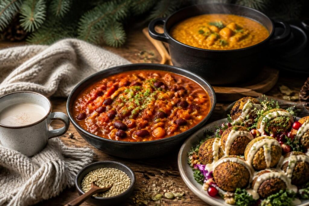 découvrez des recettes vegan protéinées idéales pour l'hiver, alliant saveurs réconfortantes et nutrition optimale pour rester énergique toute la saison.
