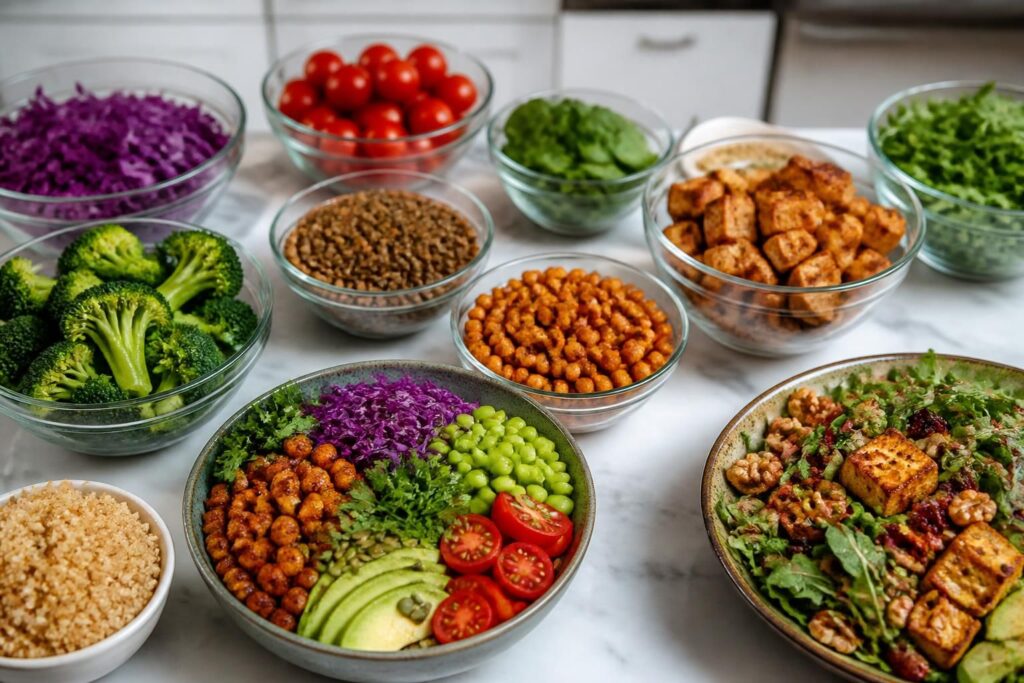 découvrez des recettes vegan riches en protéines, rapides et faciles à préparer en seulement 15 minutes pour une alimentation saine et gourmande.